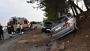 İki otomobilin çarpışması sonucu 2 kişi öldü, 4 kişi yaralandı